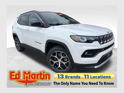 Bright White Clearcoat 2024 Jeep Compass Limited
