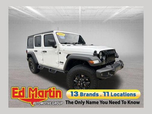 Bright White Clearcoat 2021 Jeep Wrangler Willys