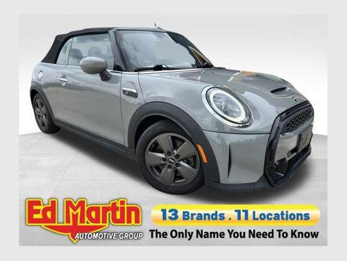 Gray Metallic 2022 MINI Convertible Cooper S