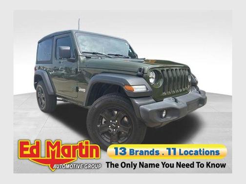 Sarge Green Clearcoat 2021 Jeep Wrangler Sport S