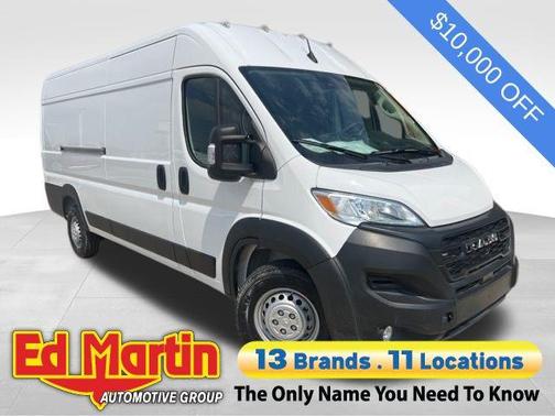 Bright White 2025 RAM ProMaster 3500 High Roof