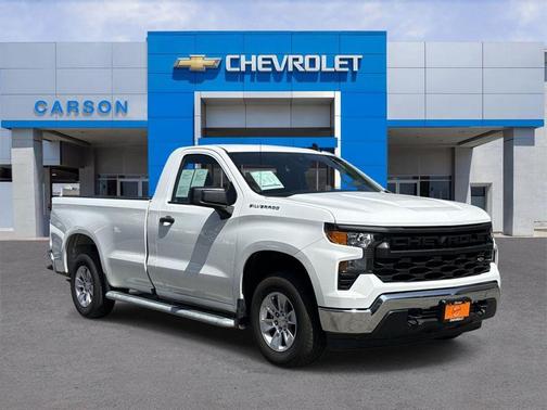 Summit White 2025 Chevrolet Silverado 1500 WT