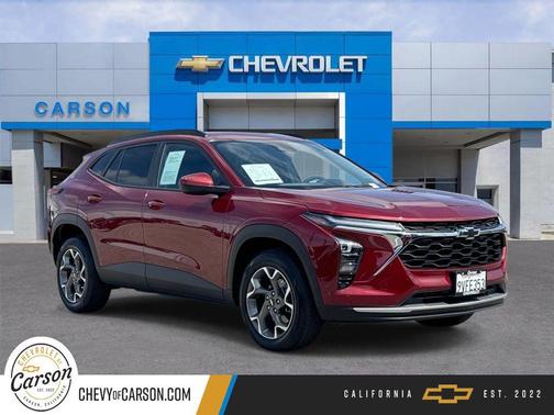 Crimson Metallic 2025 Chevrolet Trax LT