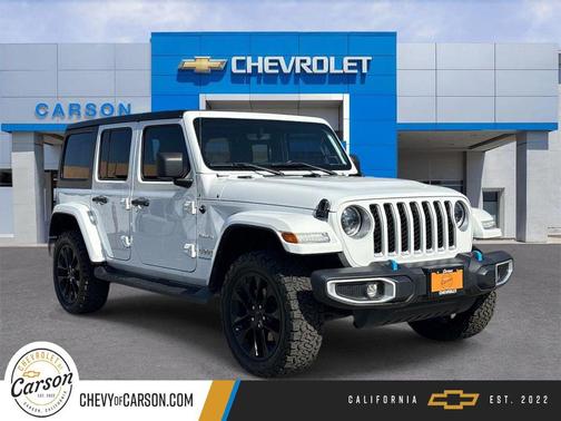 Bright White Clearcoat 2023 Jeep Wrangler 4xe Sahara