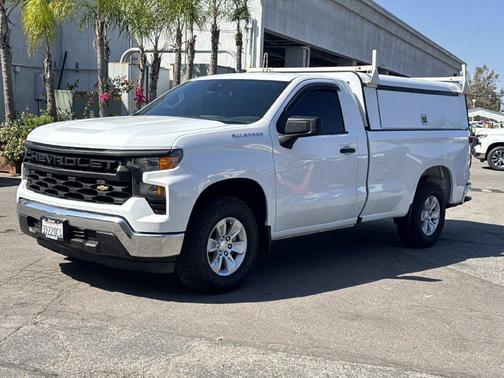 Summit White 2023 Chevrolet Silverado 1500 WT