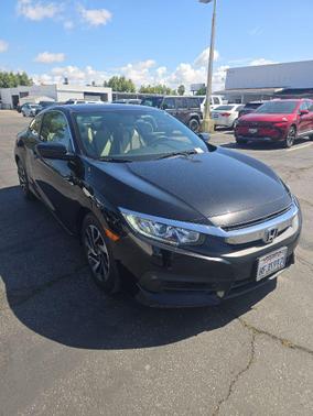 Crystal Black Pearl 2018 Honda Civic LX