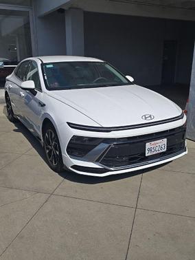 Serenity White 2025 Hyundai SONATA SEL