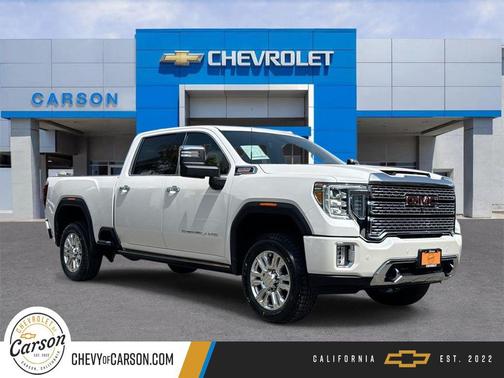 White Frost Tricoat 2021 GMC Sierra 2500 Denali