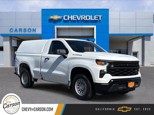 Summit White 2023 Chevrolet Silverado 1500 WT