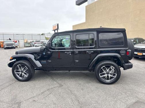 Black Clearcoat 2024 Jeep Wrangler 4xe Sport S