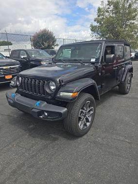 Black Clearcoat 2024 Jeep Wrangler 4xe Sport S