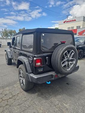 Black Clearcoat 2024 Jeep Wrangler 4xe Sport S