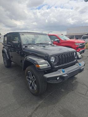 Black Clearcoat 2024 Jeep Wrangler 4xe Sport S
