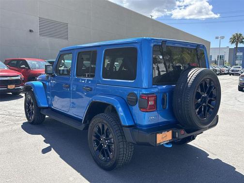 Hydro Blue Pearlcoat 2022 Jeep Wrangler Unlimited 4xe Sahara