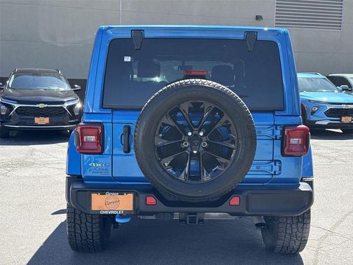 Hydro Blue Pearlcoat 2022 Jeep Wrangler Unlimited 4xe Sahara