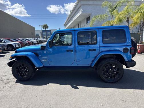 Hydro Blue Pearlcoat 2022 Jeep Wrangler Unlimited 4xe Sahara