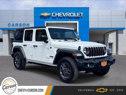 Bright White Clearcoat 2025 Jeep Wrangler Sport S