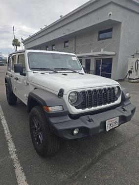 Bright White Clearcoat 2025 Jeep Wrangler Sport S