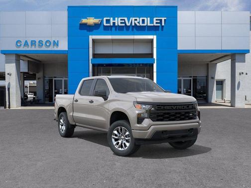 Summit White 2026 Chevrolet Silverado 1500 Custom