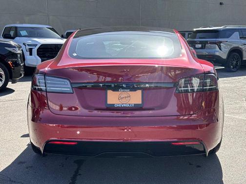 Ultra Red 2025 Tesla Model S Base