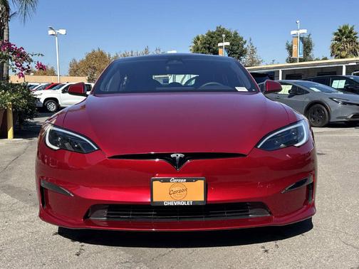 Ultra Red 2025 Tesla Model S Base