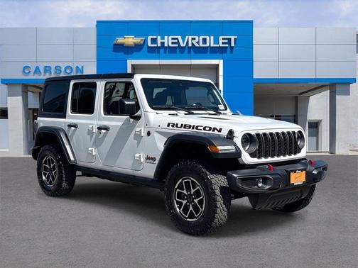 Bright White Clearcoat 2025 Jeep Wrangler Rubicon