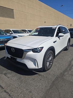 Rhodium White Premium 2025 Mazda CX-90 3.3 Turbo Preferred