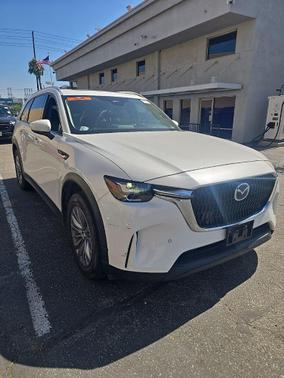 Rhodium White Premium 2025 Mazda CX-90 3.3 Turbo Preferred
