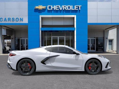 Arctic White 2026 Chevrolet Corvette Stingray w/1LT