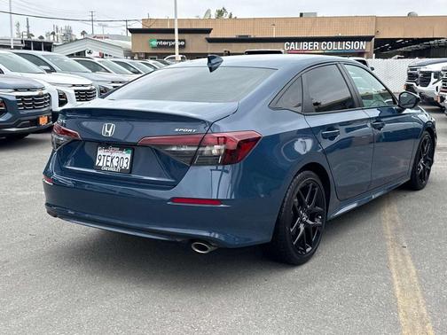 Blue Lagoon Pearl 2025 Honda Civic Sport