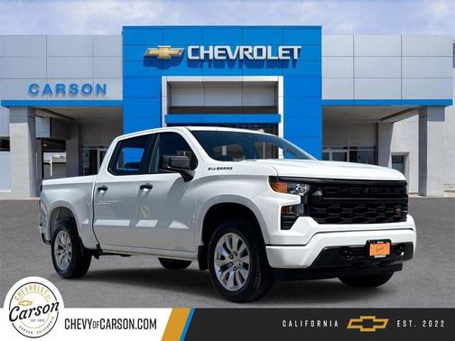 Summit White 2025 Chevrolet Silverado 1500 Custom