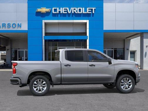 Sterling Gray Metallic 2026 Chevrolet Silverado 1500 Custom