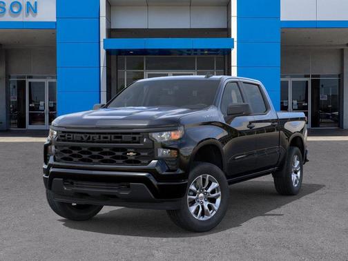 Black 2026 Chevrolet Silverado 1500 Custom