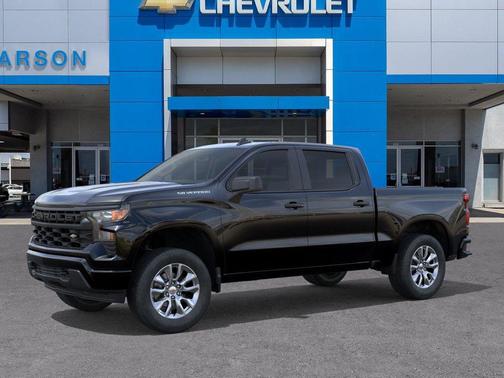 Black 2026 Chevrolet Silverado 1500 Custom