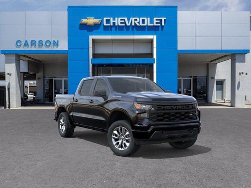 Black 2026 Chevrolet Silverado 1500 Custom