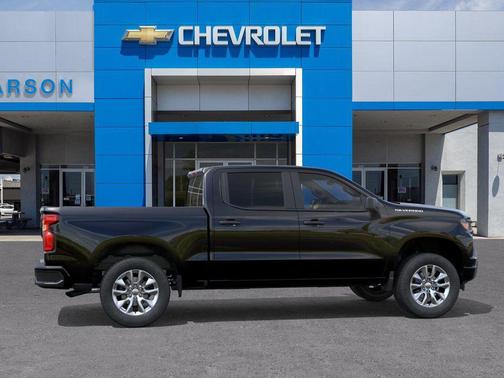 Black 2026 Chevrolet Silverado 1500 Custom