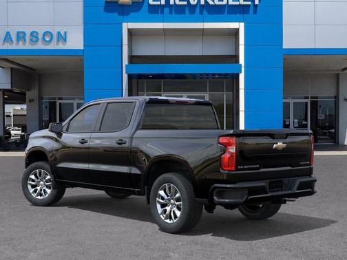 Black 2026 Chevrolet Silverado 1500 Custom