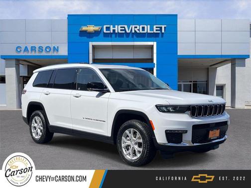 Bright White Clearcoat 2023 Jeep Grand Cherokee L Limited