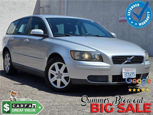 Electric Silver Metallic 2007 Volvo V50 2.4i