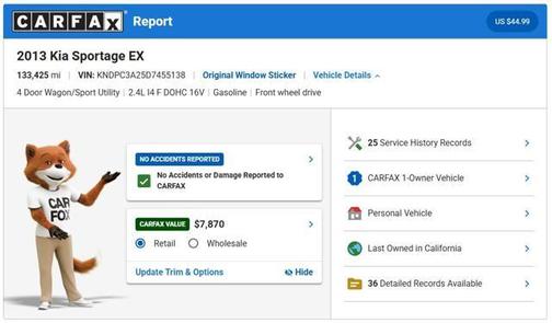 Twilight Blue 2013 Kia Sportage EX