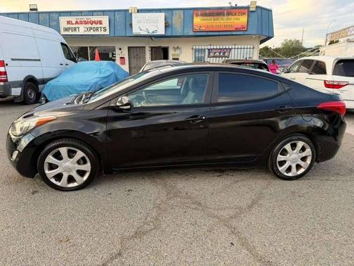 Black Noir Pearl 2012 Hyundai ELANTRA Limited