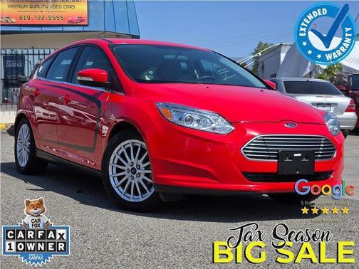 Red 2014 Ford Focus Electric Base