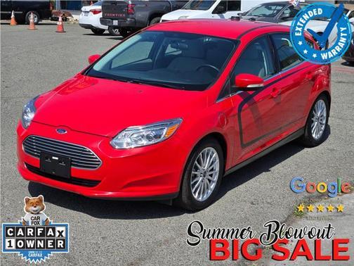 Red 2014 Ford Focus Electric Base