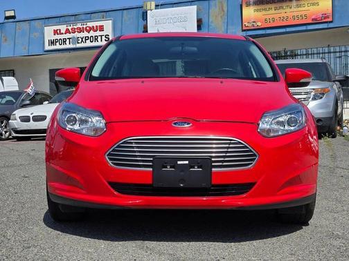 Red 2014 Ford Focus Electric Base