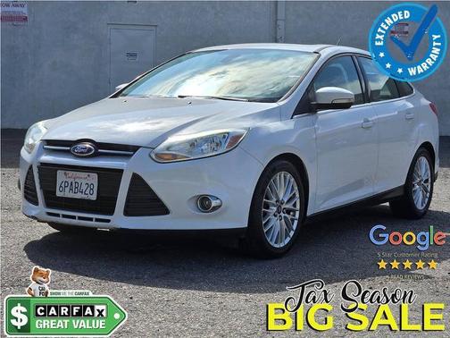 Oxford White 2012 Ford Focus SEL