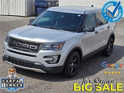 Silver Gray 2018 Ford Utility Police Interceptor Base