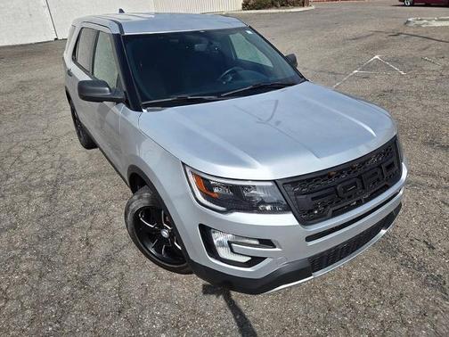 Silver Gray 2018 Ford Utility Police Interceptor Base