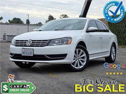 Candy White 2012 Volkswagen Passat SEL Premium