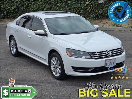 Candy White 2012 Volkswagen Passat SEL Premium