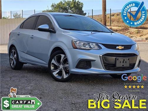 Arctic Blue Metallic 2018 Chevrolet Sonic Premier